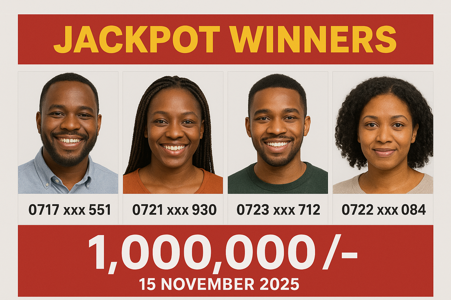 Jackpot Winners