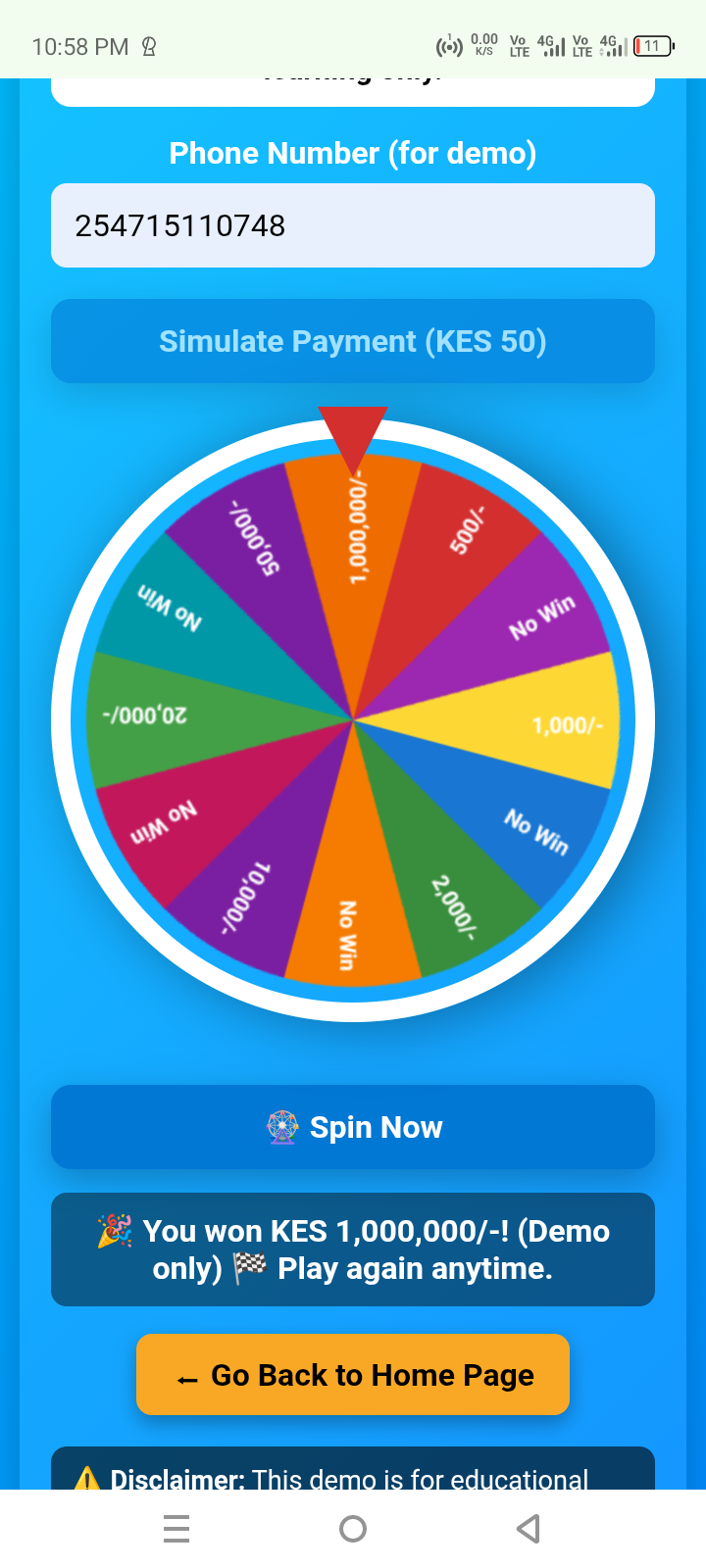Demo spin example 2